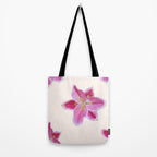 Big lily pattern Tote Bag Gallery Image 2