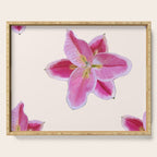 Big lily pattern Serving Tray Gallery Image 1
