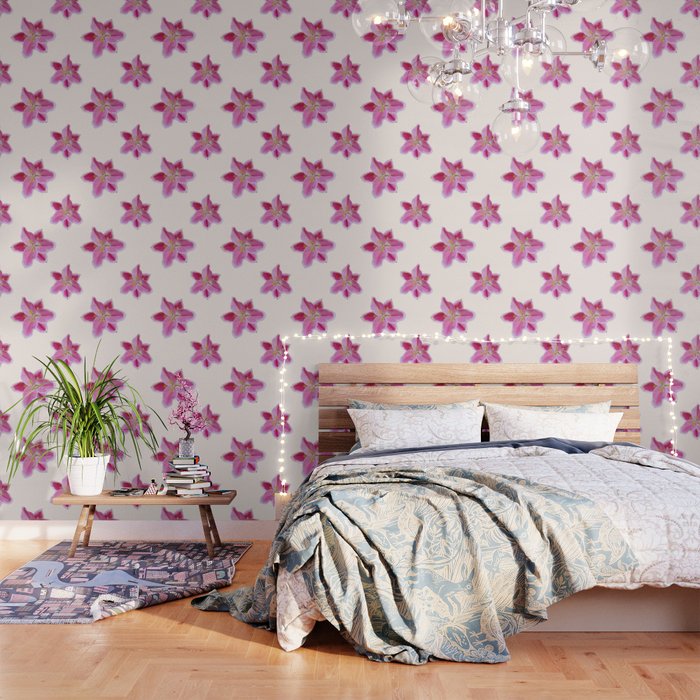 Big lily pattern Wallpaper Gallery Image 3