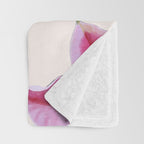 Big lily pattern Throw Blanket Gallery Image 3