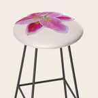Big lily pattern Stool Gallery Image 2