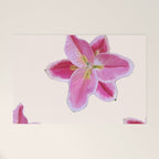Big lily pattern Welcome Mat Gallery Image 1