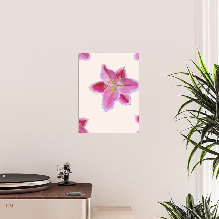 Big lily pattern Poster Gallery Image 2