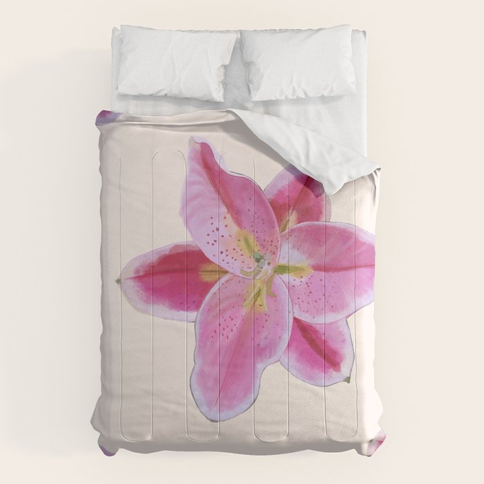 Big lily pattern Comforter Gallery Image 1