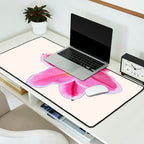 Big lily pattern Desk Mat Gallery Image 2