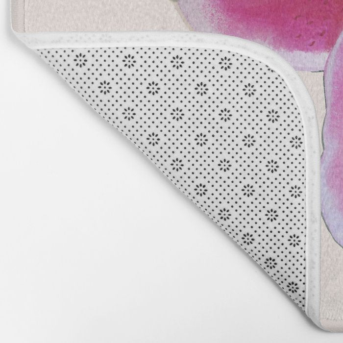 Big lily pattern Bath Mat Gallery Image 2