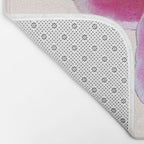 Big lily pattern Bath Mat Gallery Image 2