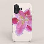 Big lily pattern iPhone Case Gallery Image 1