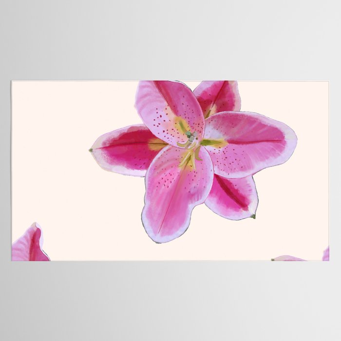 Big lily pattern Tablecloth Gallery Image 2