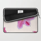 Big lily pattern Laptop Sleeve Gallery Image 2