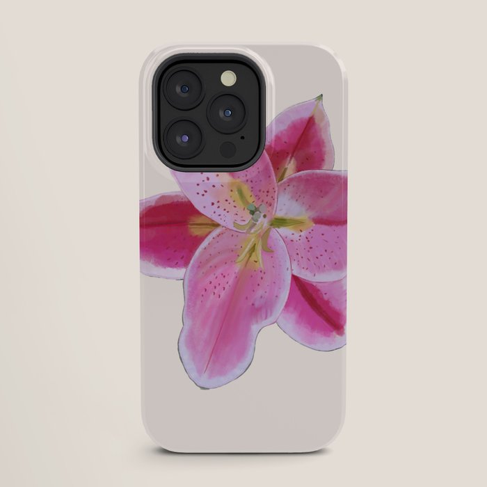 Big lily pattern iPhone Case Gallery Image 27