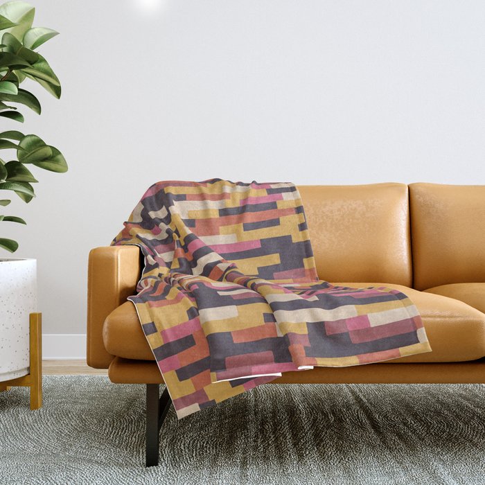 Bricks #2 Throw Blanket Gallery Image 1