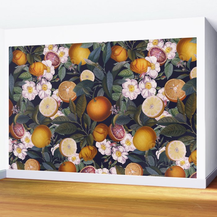 Juicy Lemons - Night Wall Mural Gallery Image 2