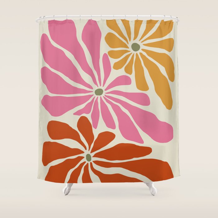 Star flowers 2 Shower Curtain Gallery Image 1