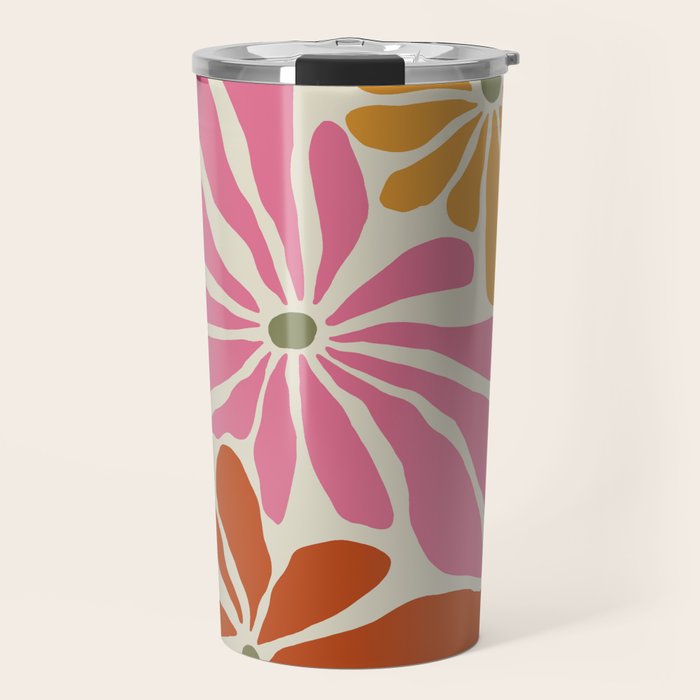 Star flowers 2 Travel Mug Gallery Image 1