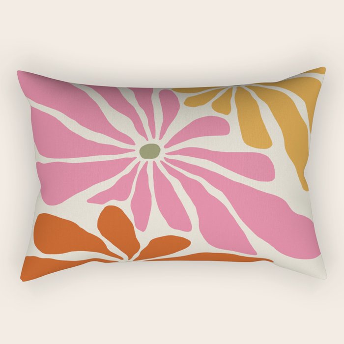 Star flowers 2 Rectangular Pillow Gallery Image 1