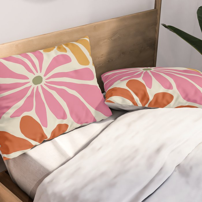 Star flowers 2 Pillow Sham Gallery Image 2