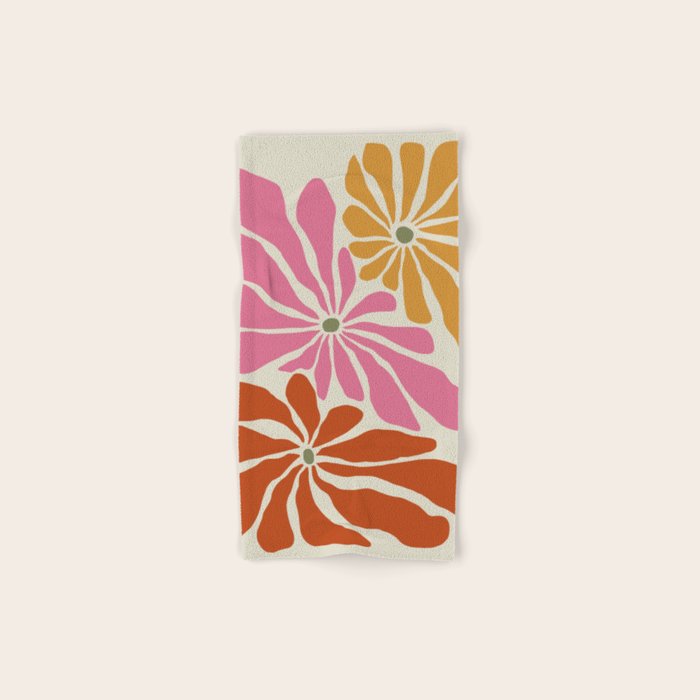 Star flowers 2 Bath Towel Gallery Image 1
