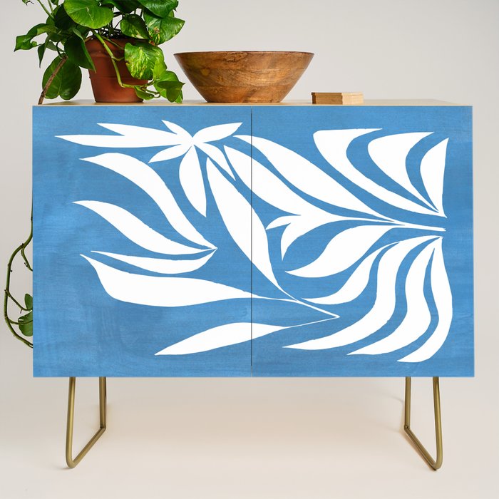 Pastel Blue Bush Credenza Gallery Image 1