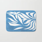 Pastel Blue Bush Bath Mat Gallery Image 1