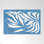 Pastel Blue Bush Welcome Mat Gallery Image 1