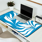 Pastel Blue Bush Desk Mat Gallery Image 2