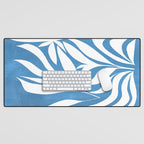 Pastel Blue Bush Desk Mat Gallery Image 1
