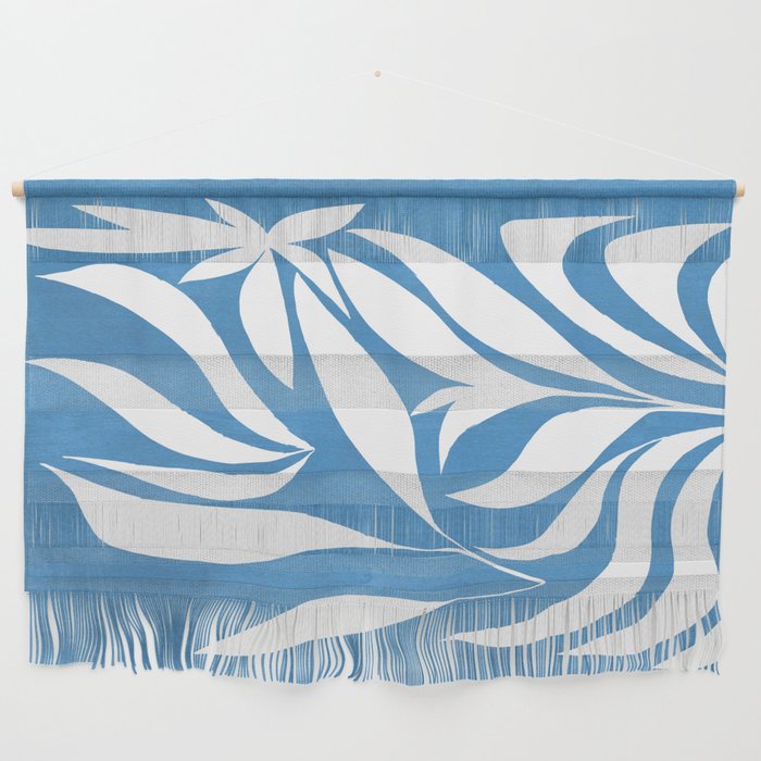 Pastel Blue Bush Wall Hanging Gallery Image 1