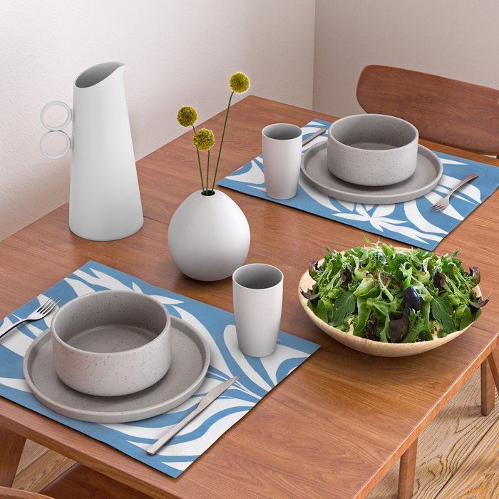 Pastel Blue Bush Placemat Gallery Image 2