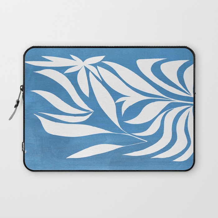 Pastel Blue Bush Laptop Sleeve Gallery Image 1