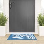 Pastel Blue Bush Welcome Mat Gallery Image 3