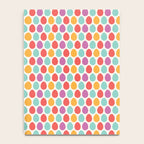 Modern colorful artistic teal pink orange easter eggs pattern Notebook Gallery Image 4