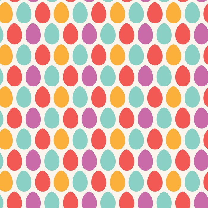 Modern colorful artistic teal pink orange easter eggs pattern Coffee Mug Gallery Image 2