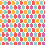 Modern colorful artistic teal pink orange easter eggs pattern Coffee Mug Gallery Image 2