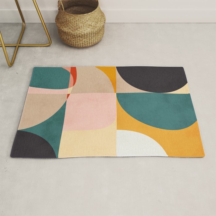 modern shapes 7 Rug Gallery Image 1