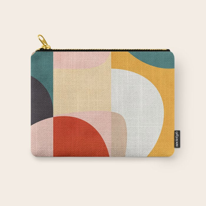 modern shapes 7 Carry All Pouch Gallery Image 1