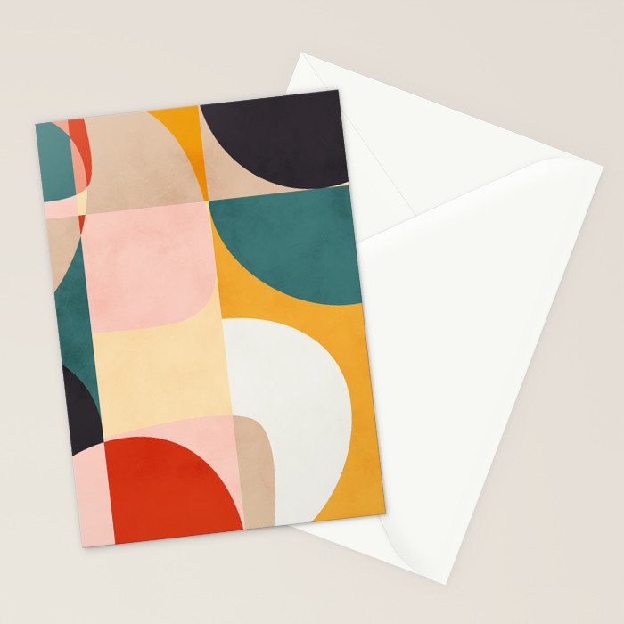 modern shapes 7 Stationery Card Gallery Image 2