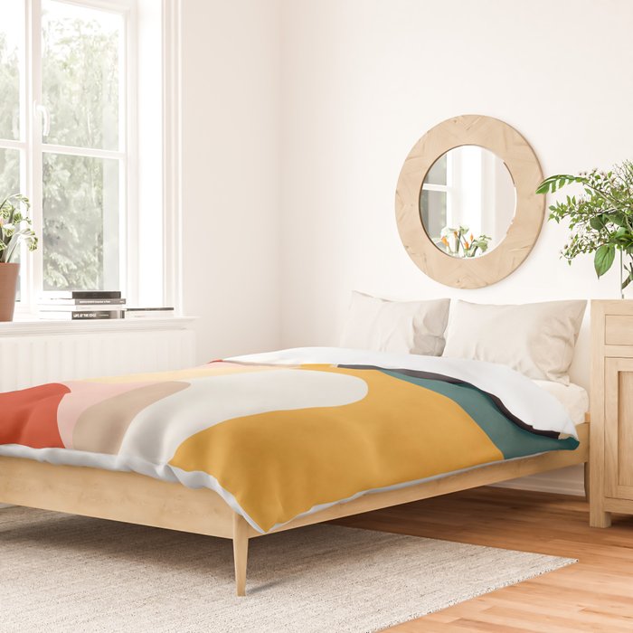 modern shapes 7 Duvet Cover Gallery Image 2