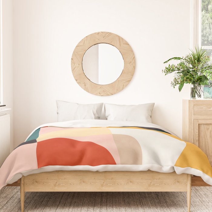 modern shapes 7 Duvet Cover Gallery Image 3