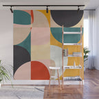 modern shapes 7 Wall Mural Gallery Image 1