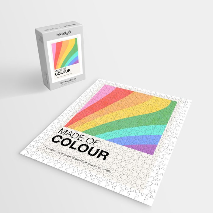 Made of colour - Pride Swatch Rainbow Jigsaw Puzzle Gallery Image 2