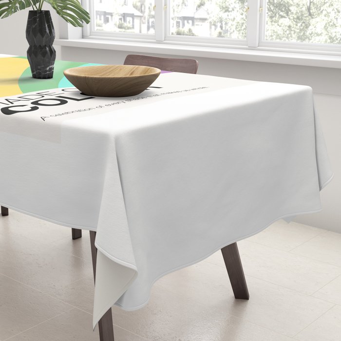 Made of colour - Pride Swatch Rainbow Tablecloth Gallery Image 3