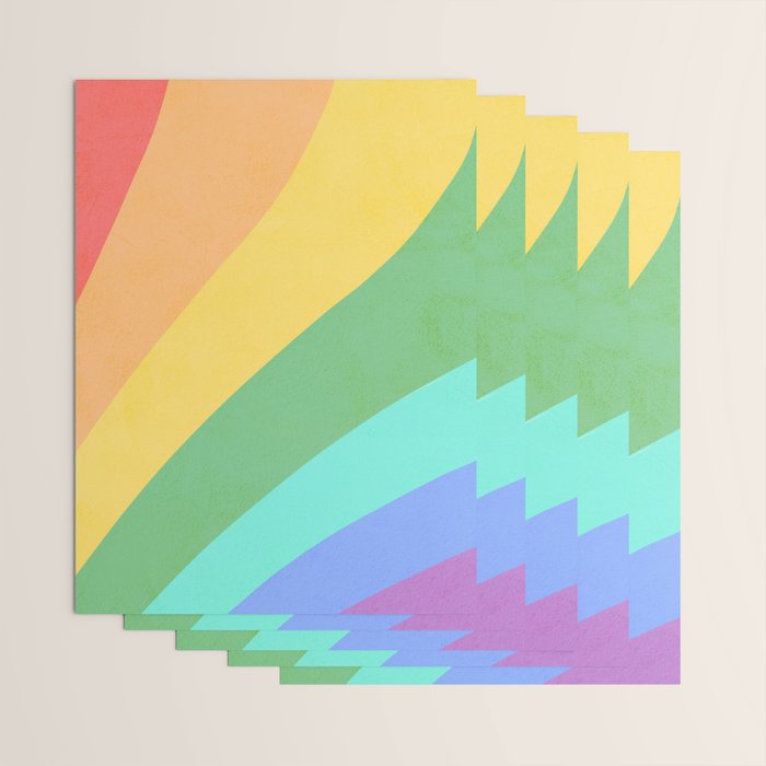 Made of colour - Pride Swatch Rainbow Wrapping Paper Gallery Image 3