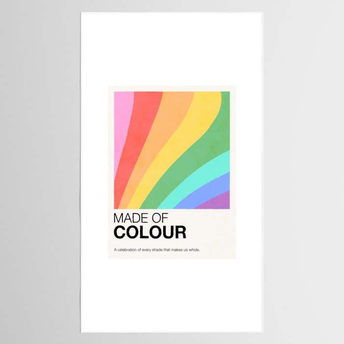 Made of colour - Pride Swatch Rainbow Tablecloth Gallery Image 2