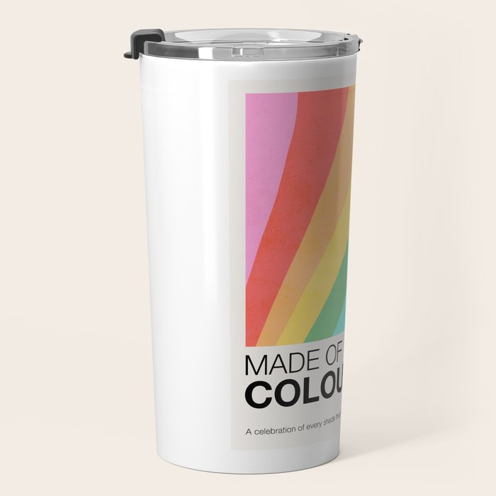 Made of colour - Pride Swatch Rainbow Travel Mug Gallery Image 3