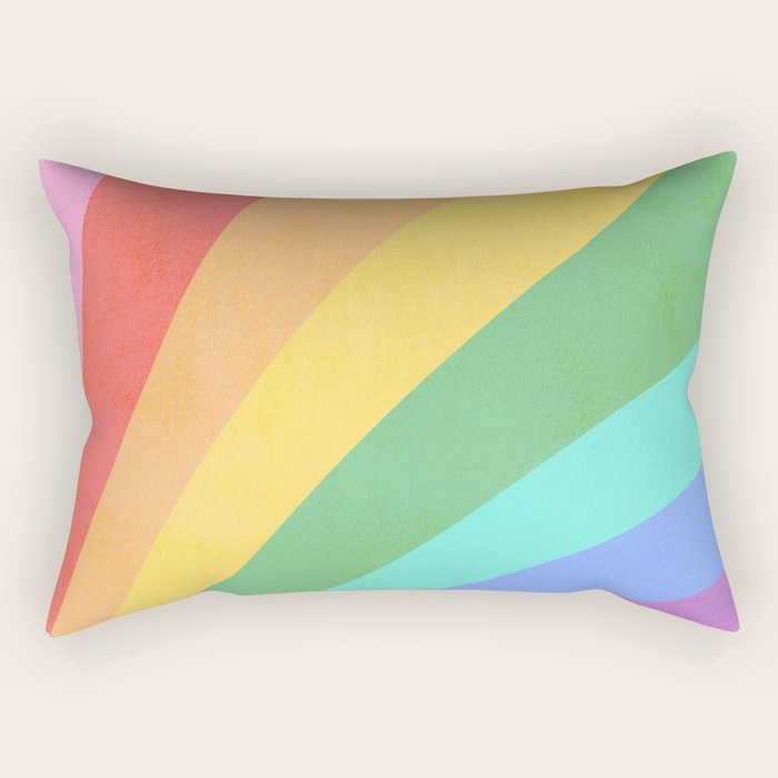 Made of colour - Pride Swatch Rainbow Rectangular Pillow Gallery Image 1
