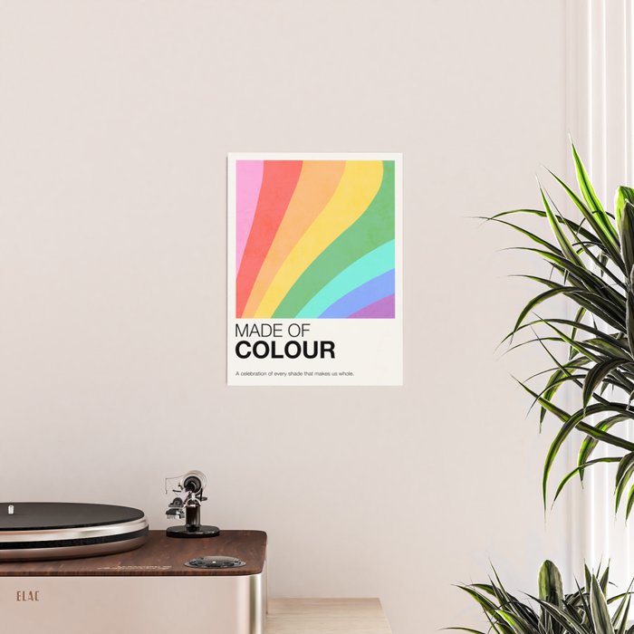 Made of colour - Pride Swatch Rainbow Poster Gallery Image 2