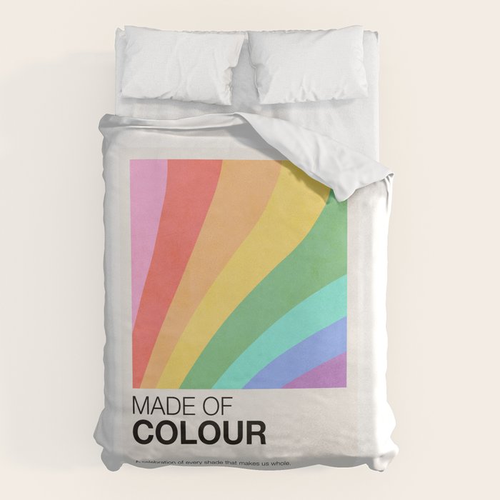 Made of colour - Pride Swatch Rainbow Duvet Cover Gallery Image 6