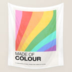 Made of colour - Pride Swatch Rainbow Wall Tapestry Gallery Image 4