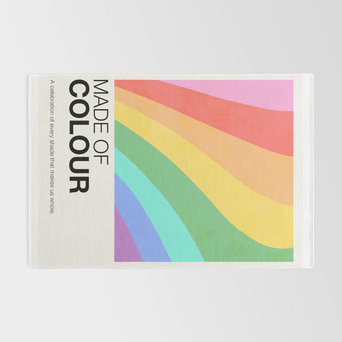Made of colour - Pride Swatch Rainbow Rug Gallery Image 2
